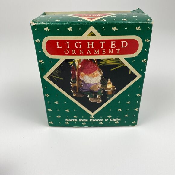 VTG Hallmark 1987 Keepsake Magic Ornament “North Pole Power And Light” Untested - Picture 12 of 13